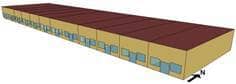 Example of Strip Mall Building. Example of Strip Mall Building.